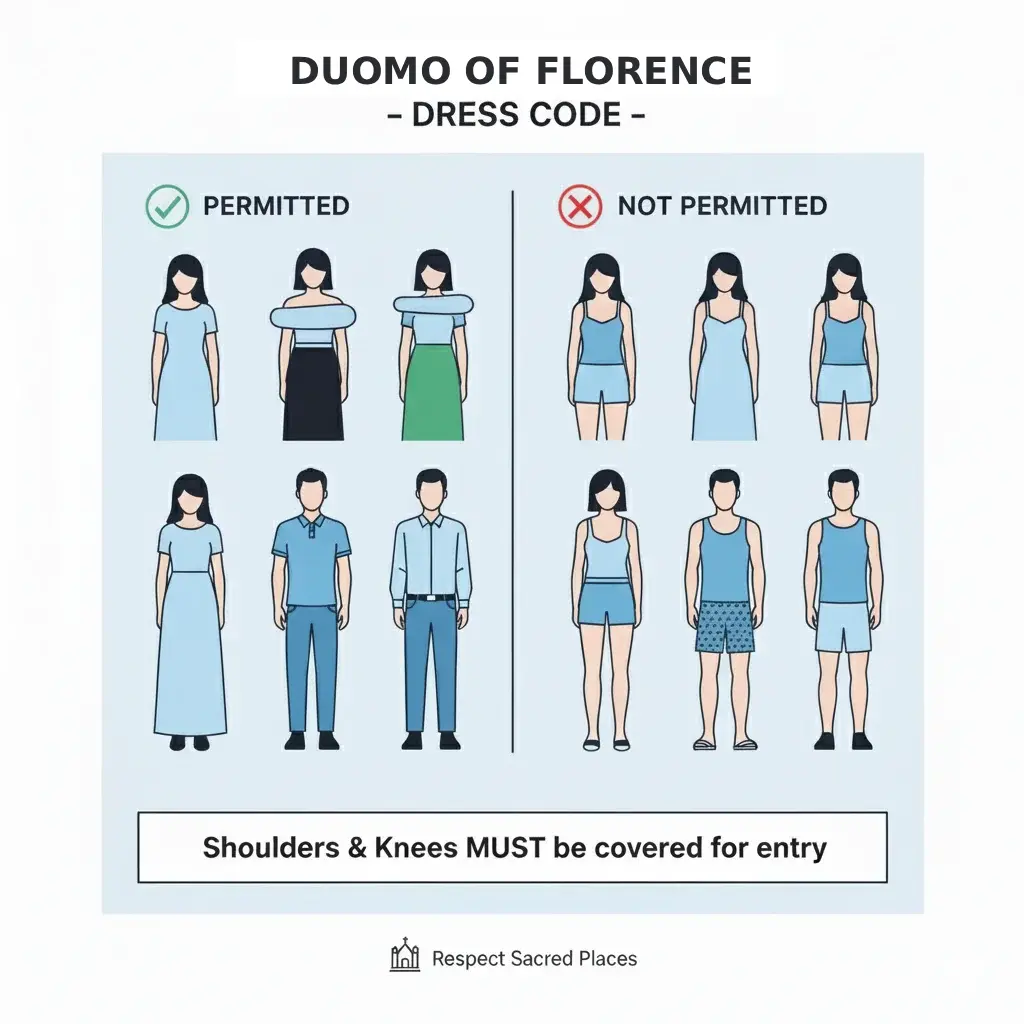 Duomo of Florence dress code